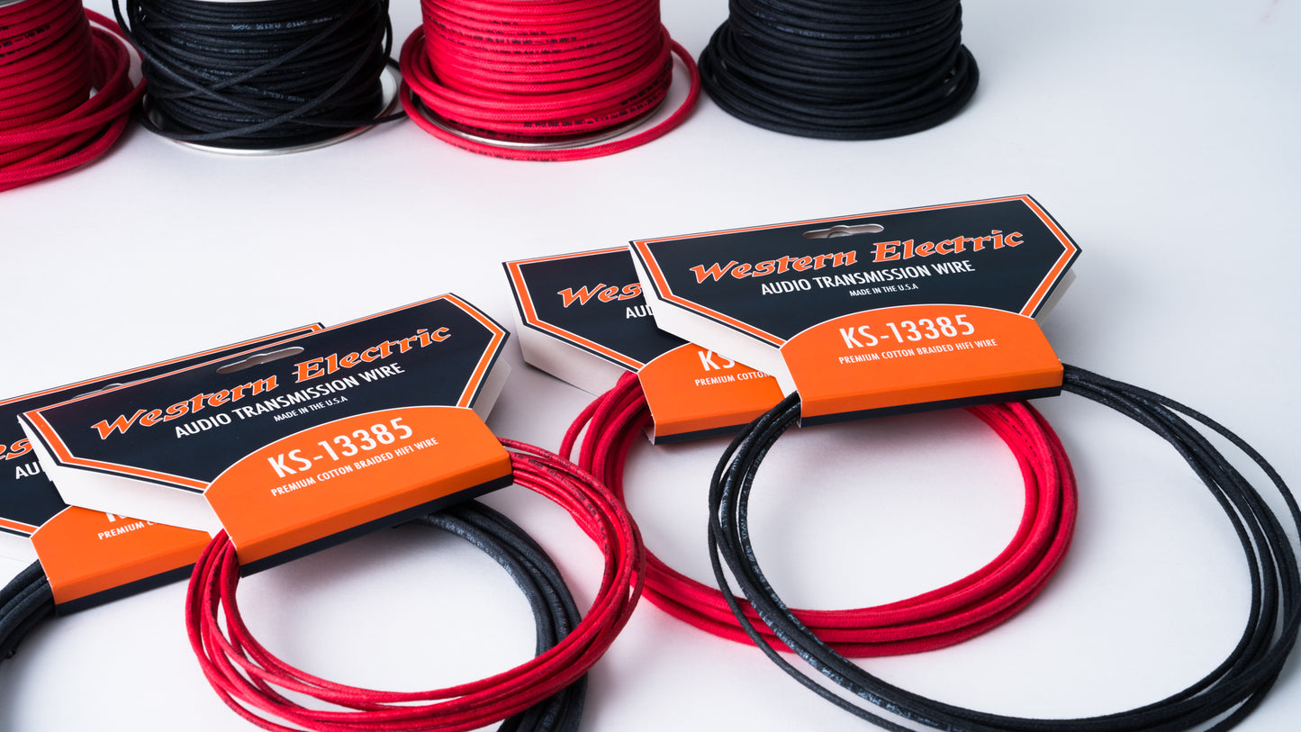 Western Electric High Quality KS13385 Hookup/Speaker Wire 10 AWG Made in the USA (1 Unit = 1 Foot)
